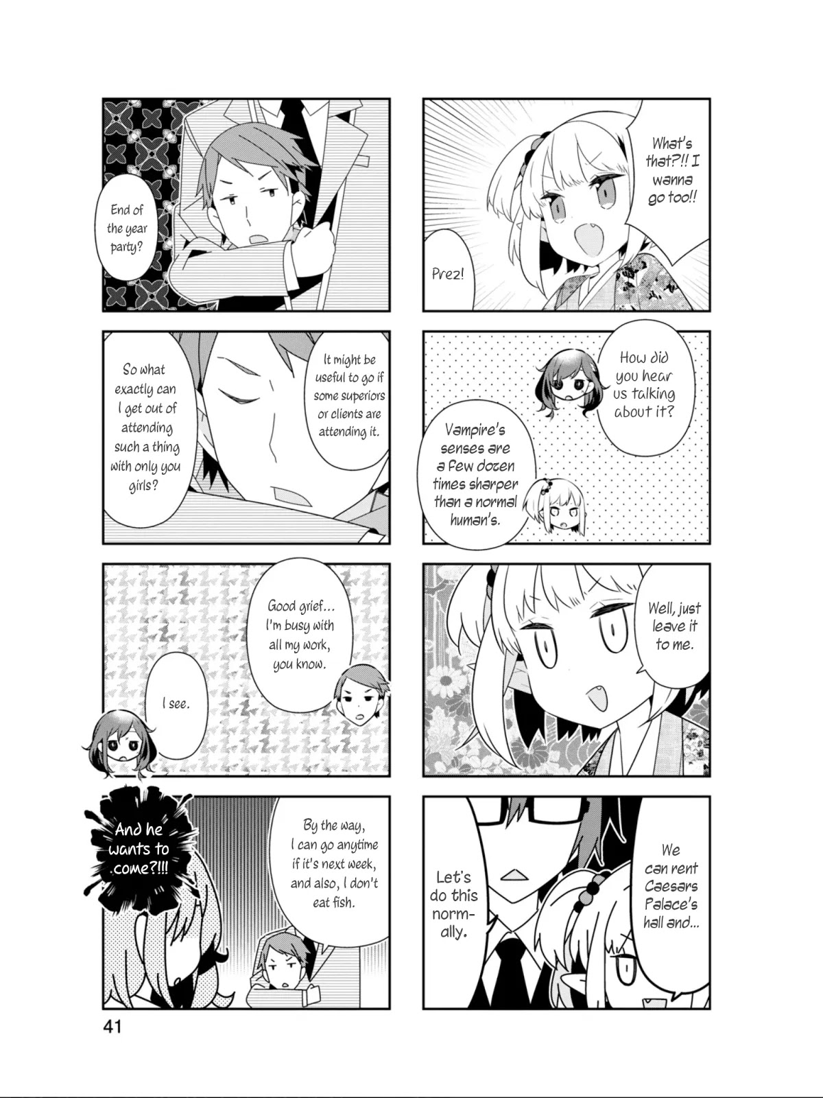 Adashino-san wa Sude ni Shinderu Chapter 18 page 4 - Chapter 18: End of the year party organizer, huh?
