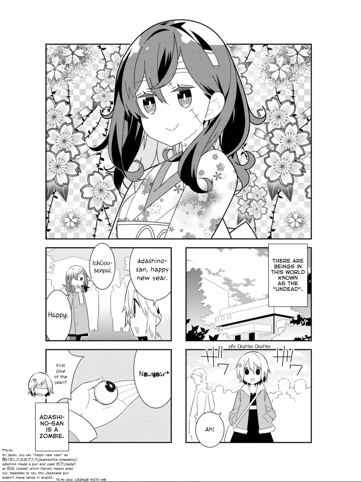 Adashino-san wa Sude ni Shinderu Chapter 19 page 2 - Chapter 19: What an awesome boost!! Results may vary*.