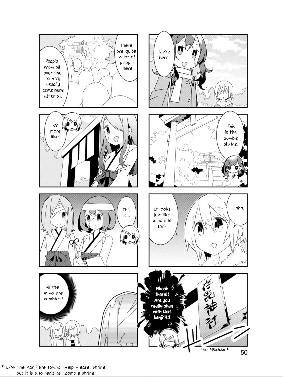 Adashino-san wa Sude ni Shinderu Chapter 19 page 5 - Chapter 19: What an awesome boost!! Results may vary*.
