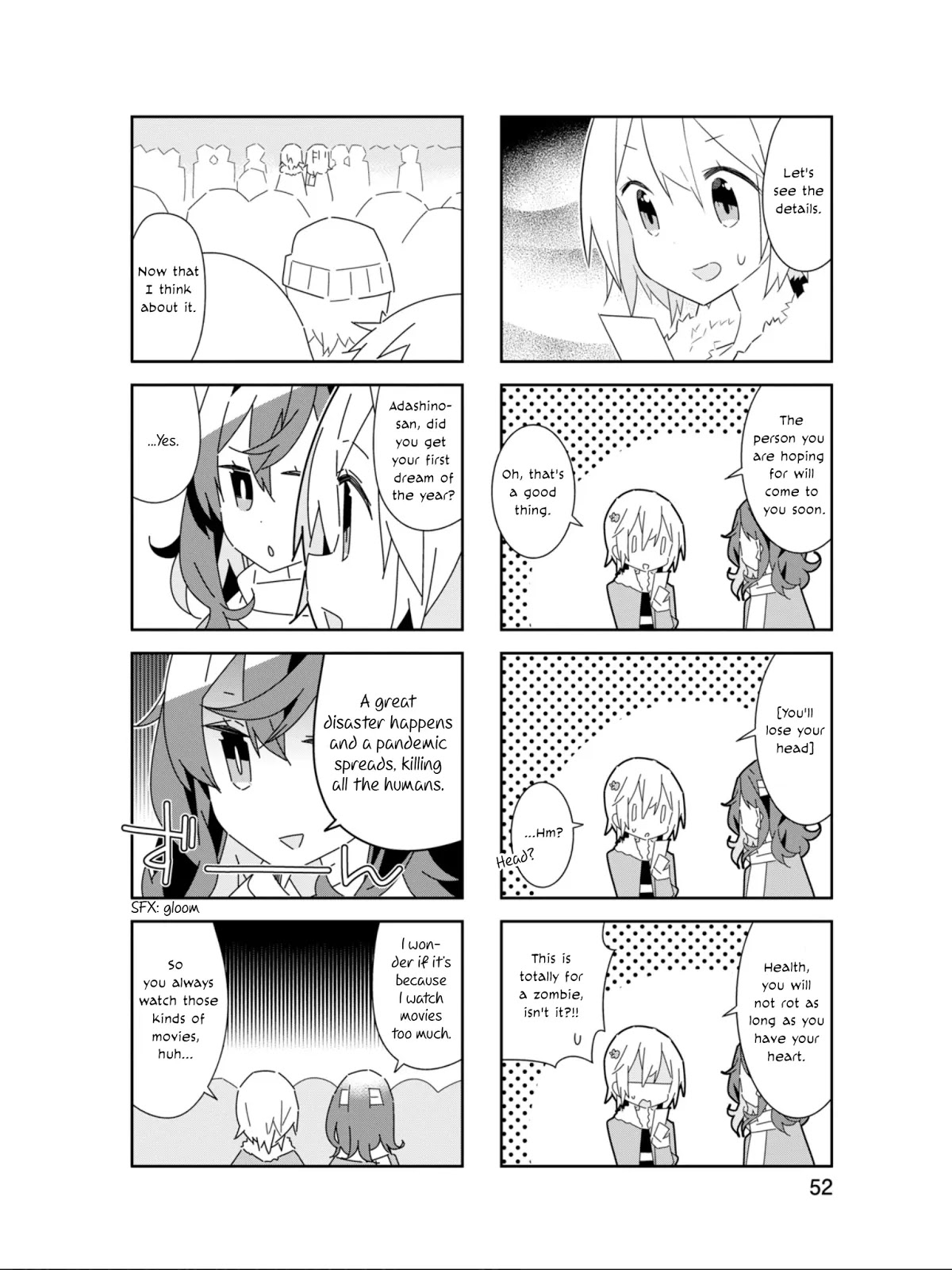 Adashino-san wa Sude ni Shinderu Chapter 19 page 7 - Chapter 19: What an awesome boost!! Results may vary*.