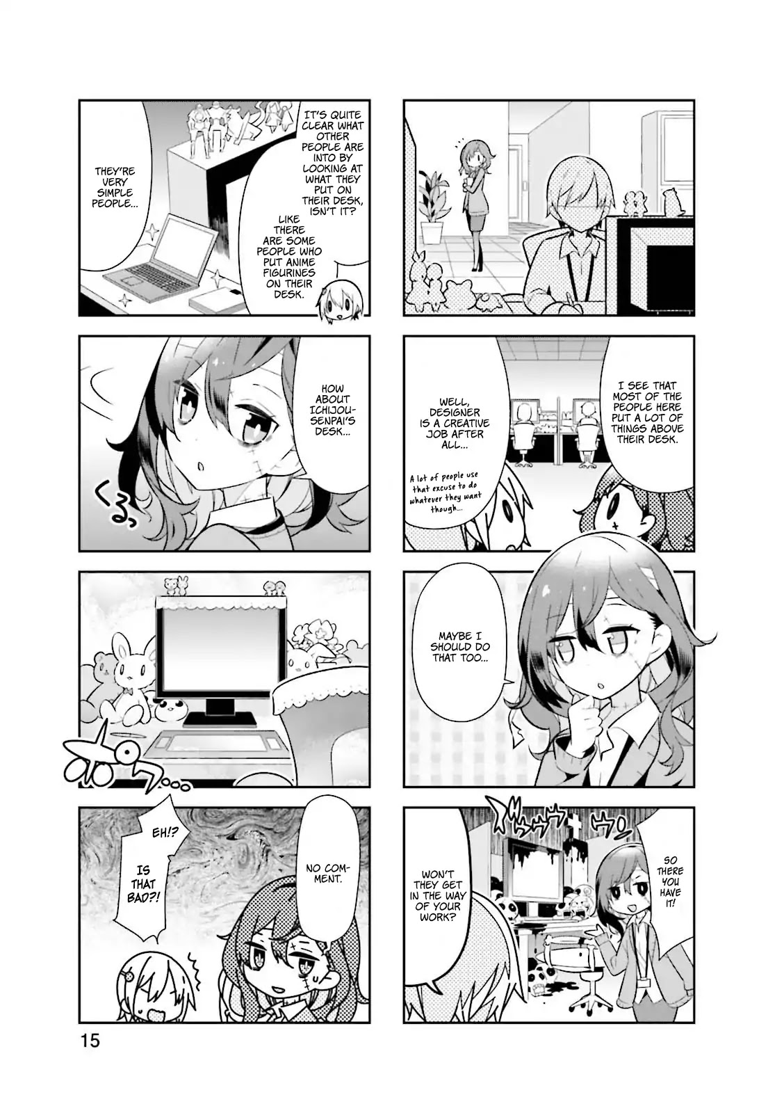 Adashino-san wa Sude ni Shinderu Chapter 2 page 6 - Chapter 2: My eyeball popped out