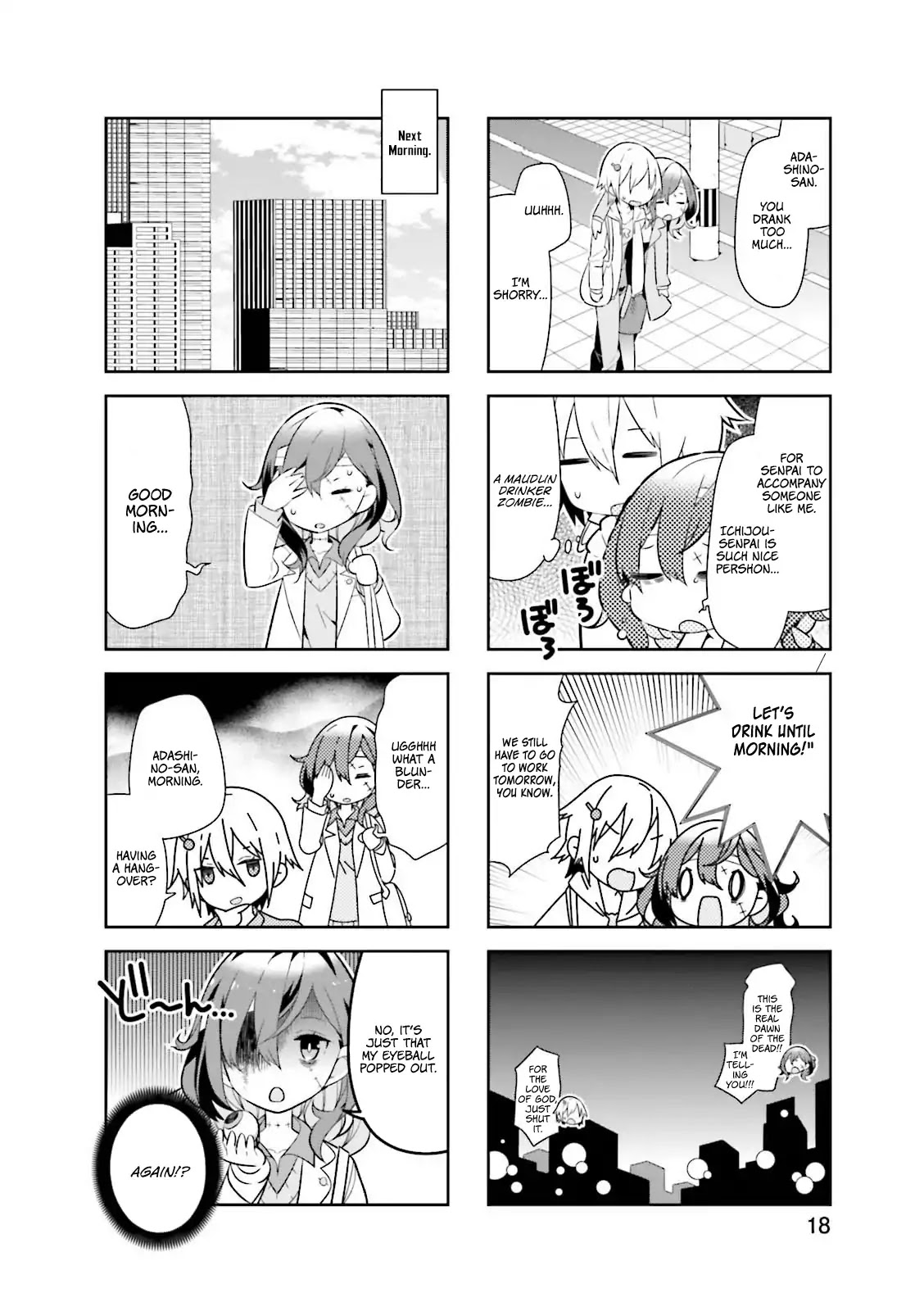 Adashino-san wa Sude ni Shinderu Chapter 2 page 9 - Chapter 2: My eyeball popped out