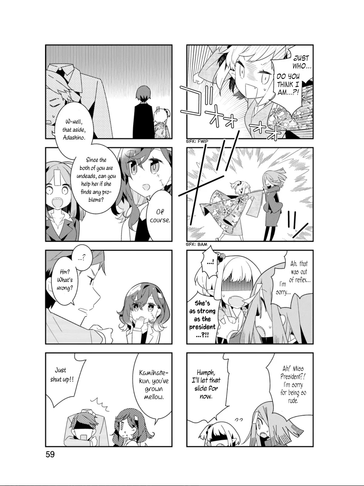 Adashino-san wa Sude ni Shinderu Chapter 20 page 6 - Chapter 20: Things happened and I became a Jiangshi