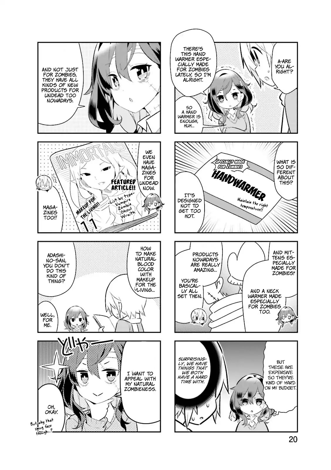 Adashino-san wa Sude ni Shinderu Chapter 3 page 3 - Chapter 3: It's hard to move my body when it's cold