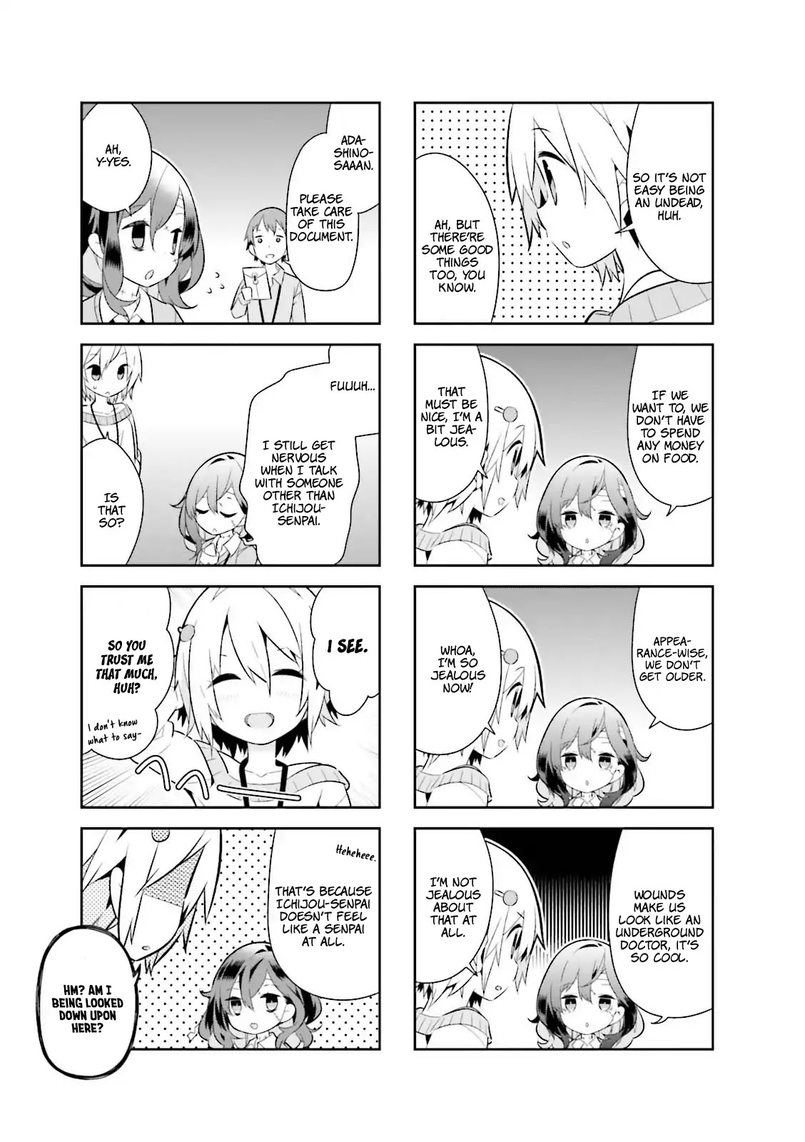 Adashino-san wa Sude ni Shinderu Chapter 3 page 4 - Chapter 3: It's hard to move my body when it's cold