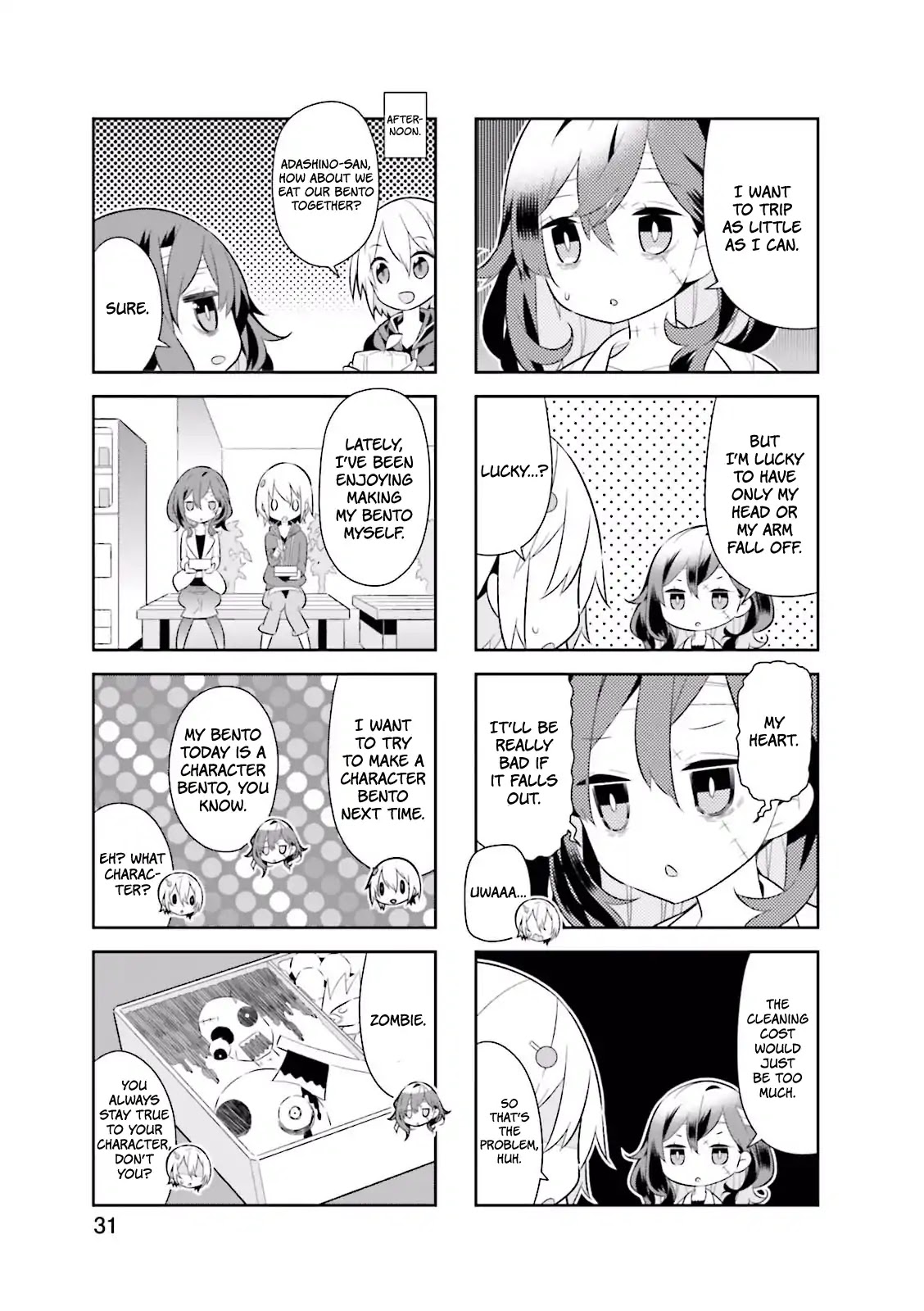 Adashino-san wa Sude ni Shinderu Chapter 4 page 4 - Chapter 4: It's cannabilism, isn't it?
