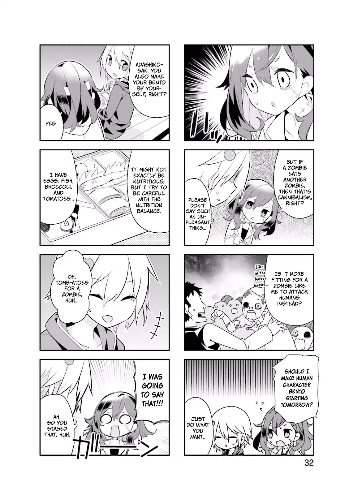 Adashino-san wa Sude ni Shinderu Chapter 4 page 5 - Chapter 4: It's cannabilism, isn't it?