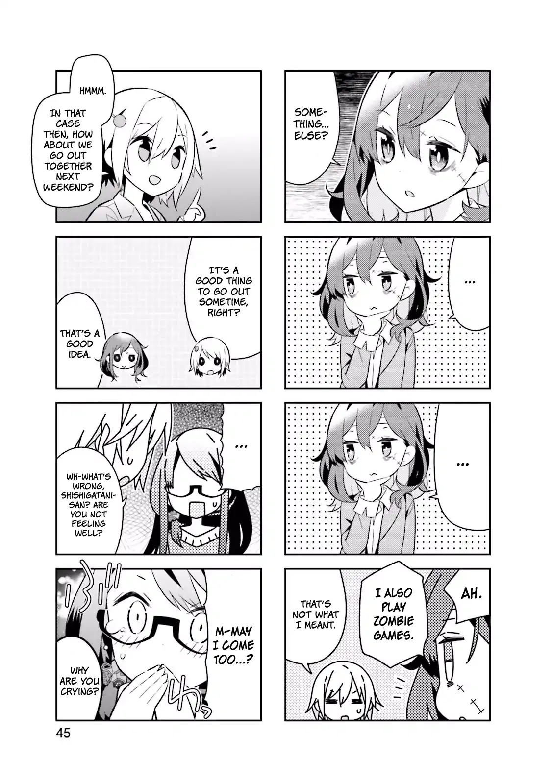 Adashino-san wa Sude ni Shinderu Chapter 6 page 4 - Chapter 6: Although I'm a bundle of spoiled flesh