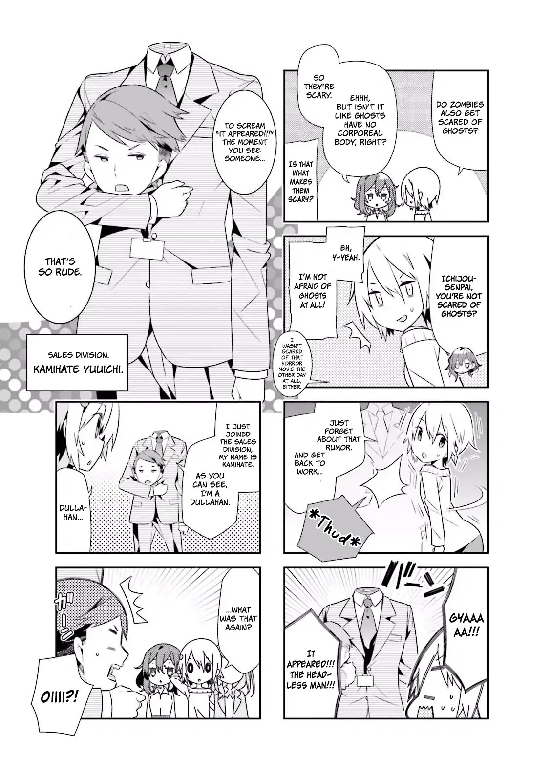 Adashino-san wa Sude ni Shinderu Chapter 7 page 4 - Chapter 7: Headless? What's that? Sounds scary