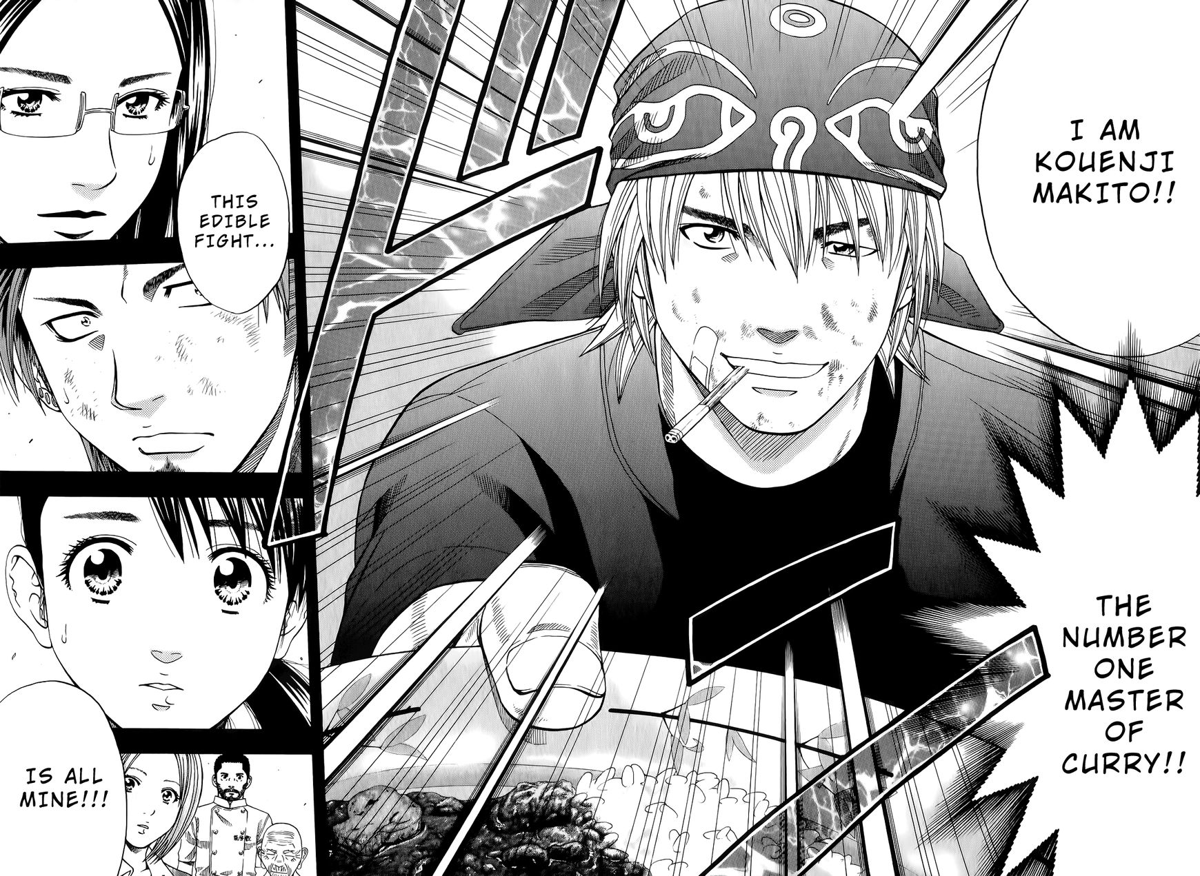 Addicted to Curry Chapter 105 page 14 - Chapter 105 : Edible Fight and the Two Number 1 Men