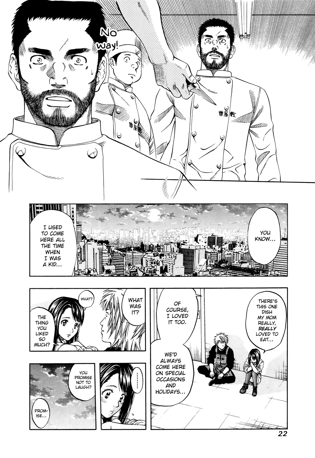 Addicted to Curry Chapter 98 page 22 - Chapter 98 : The Fated Meeting in Osaka and the Different Tasting Katsu Curry!