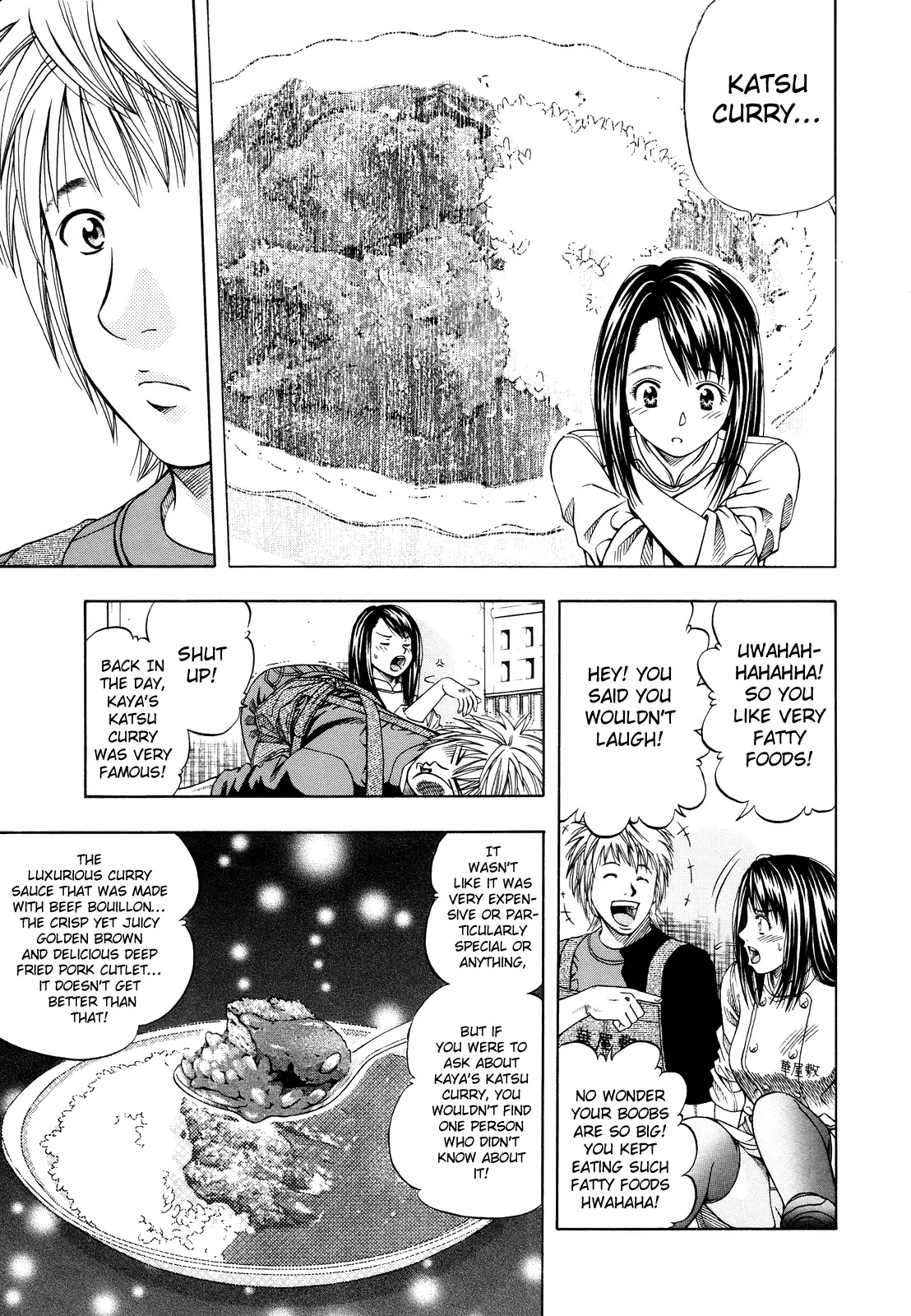 Addicted to Curry Chapter 98 page 23 - Chapter 98 : The Fated Meeting in Osaka and the Different Tasting Katsu Curry!