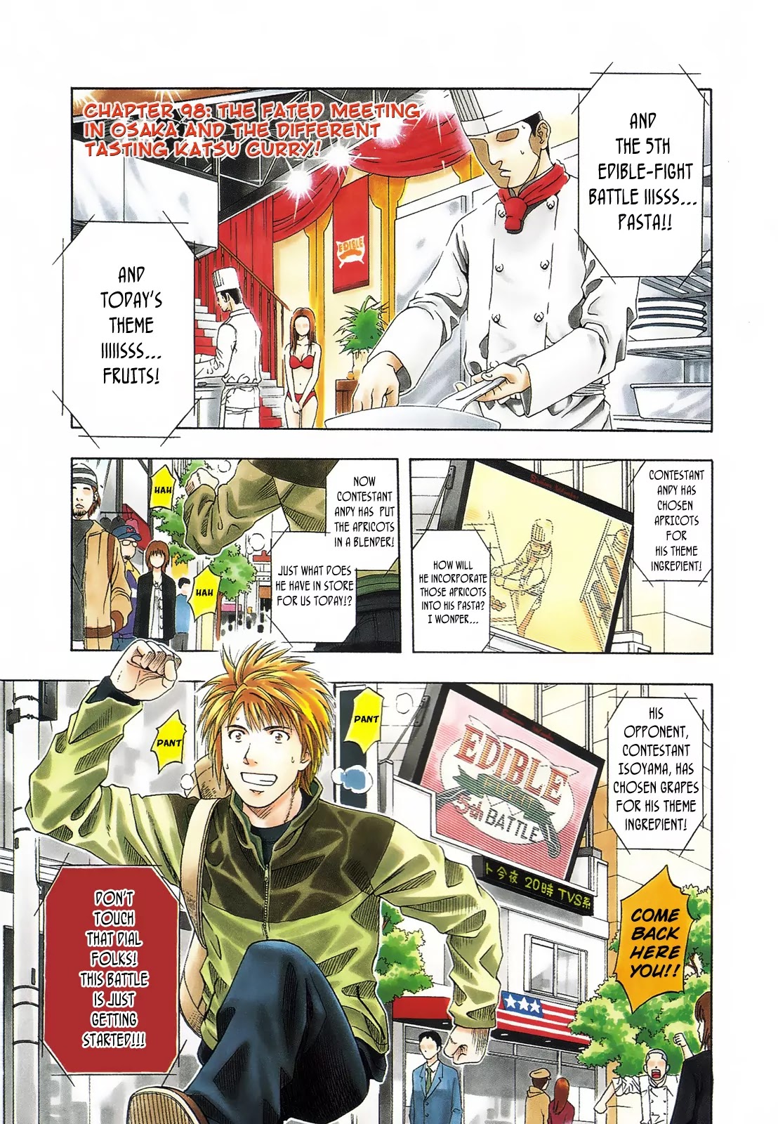 Addicted to Curry Chapter 98 page 4 - Chapter 98 : The Fated Meeting in Osaka and the Different Tasting Katsu Curry!