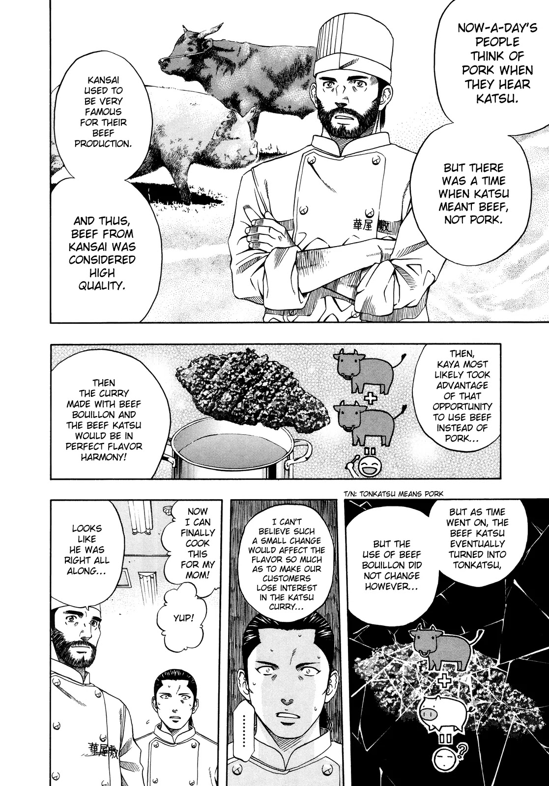 Addicted to Curry Chapter 98 page 55 - Chapter 98 : The Fated Meeting in Osaka and the Different Tasting Katsu Curry!