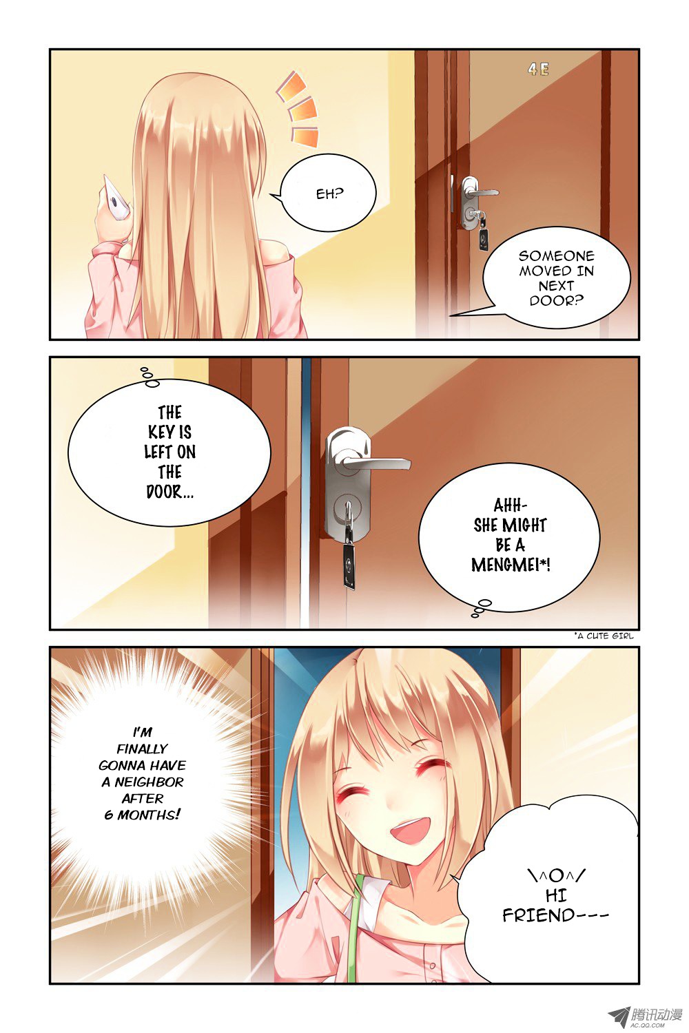Adonis Next Door Chapter 1 page 4 - Chapter 1 : Meeting