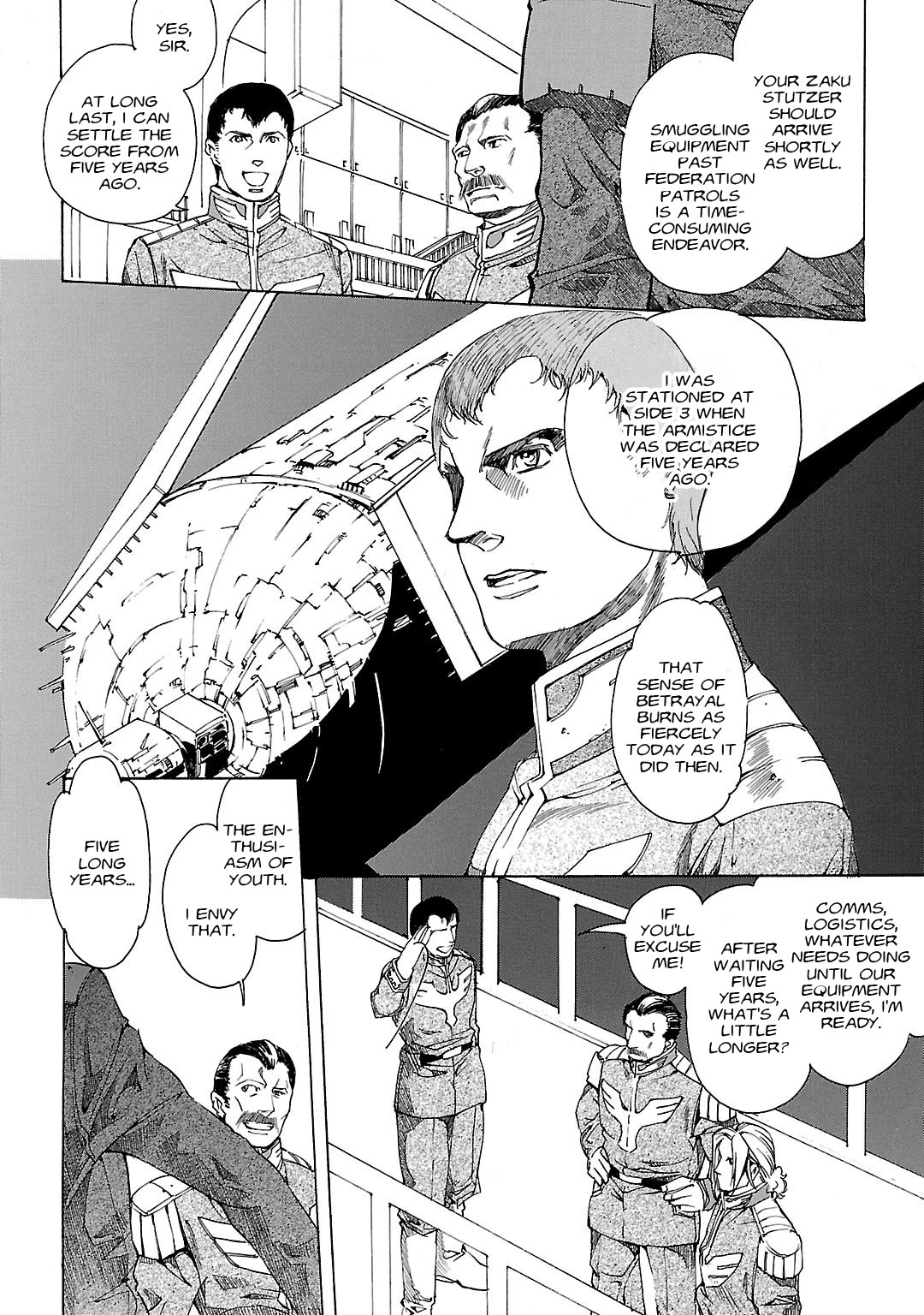 Advance of Z - The Flag of Titans Chapter 18 page 5 - Chapter 18: Zeon Alive
