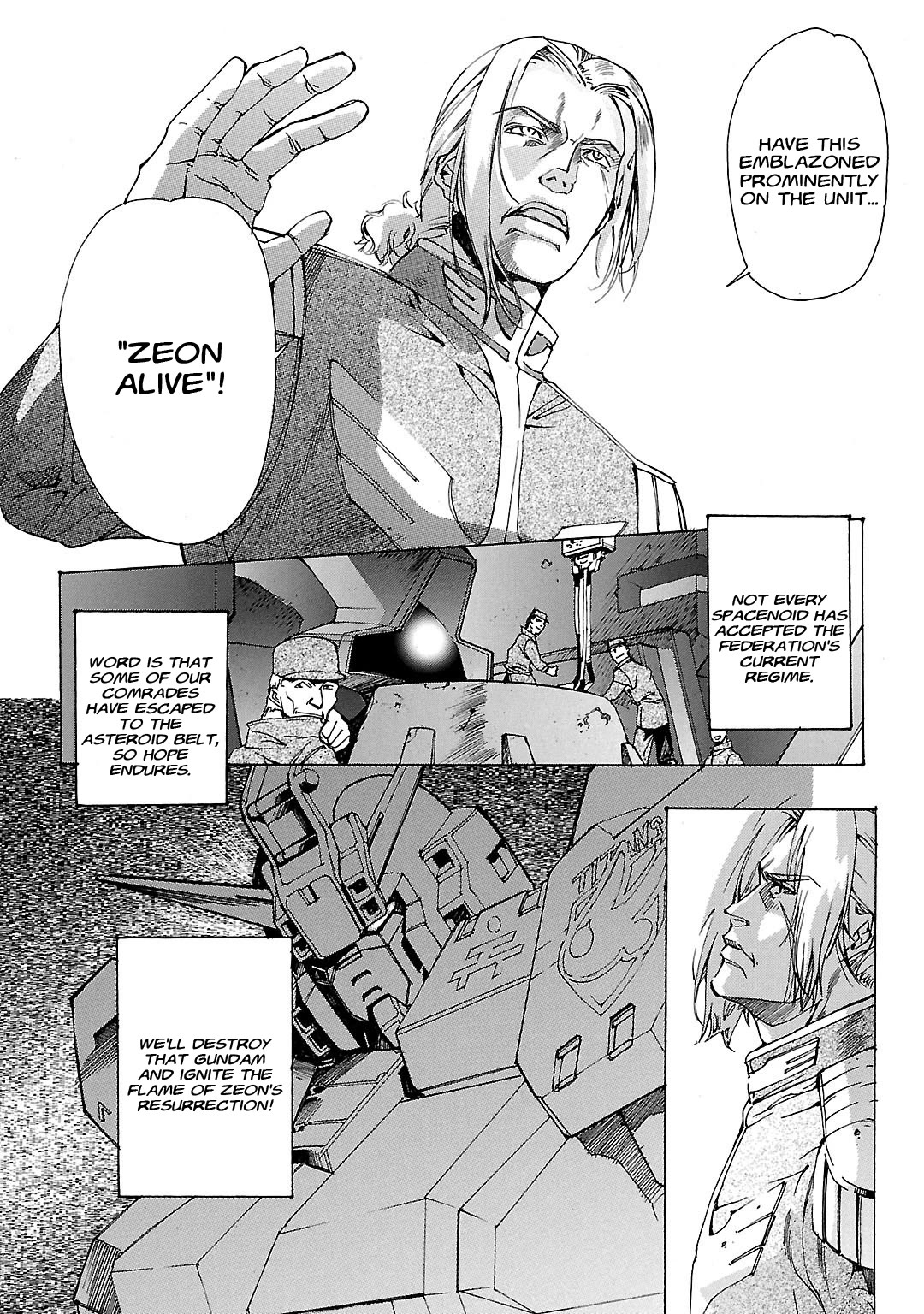 Advance of Z - The Flag of Titans Chapter 18 page 9 - Chapter 18: Zeon Alive