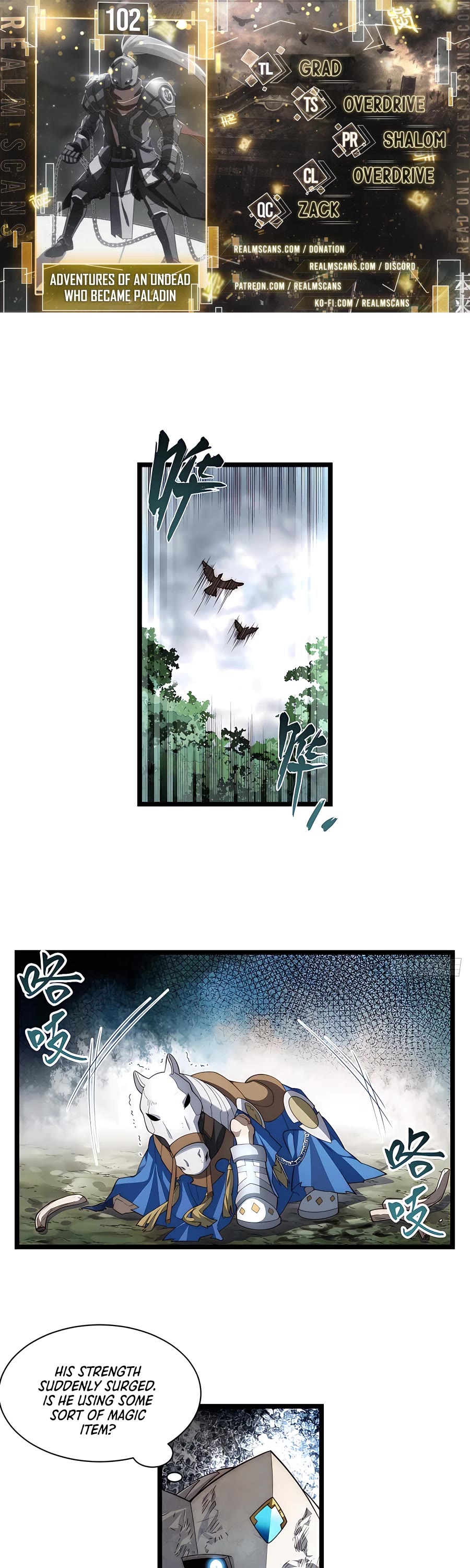 Adventures of an Undead who became Paladin Chapter 102 page 1 - Chapter 102