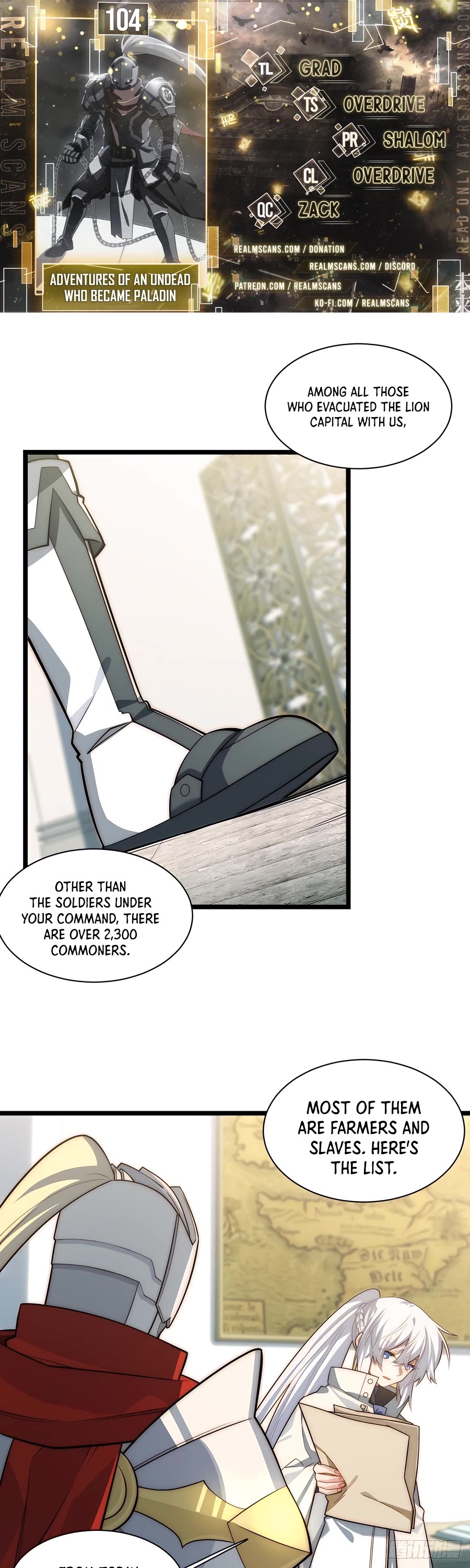 Adventures of an Undead who became Paladin Chapter 104 page 1 - Chapter 104
