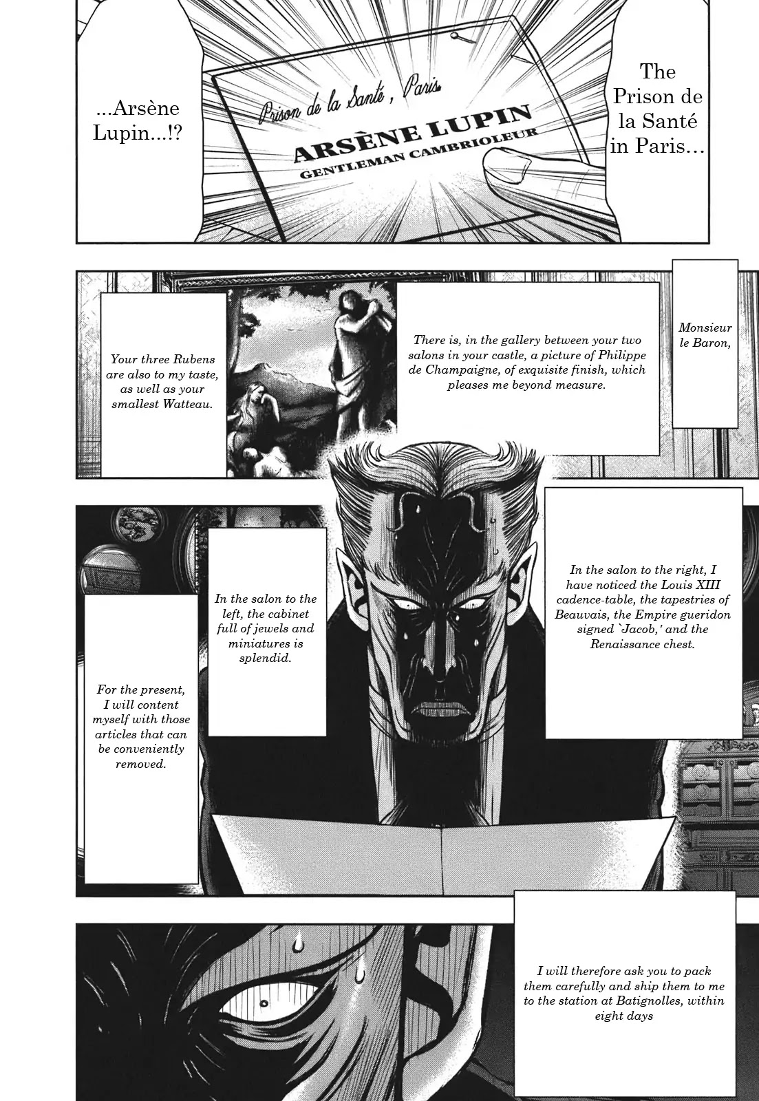 Adventurier: Shinyaku Arsene Lupin Chapter 2 page 10 - Chapter 2 : Arsène Lupin in Prison (part 001)