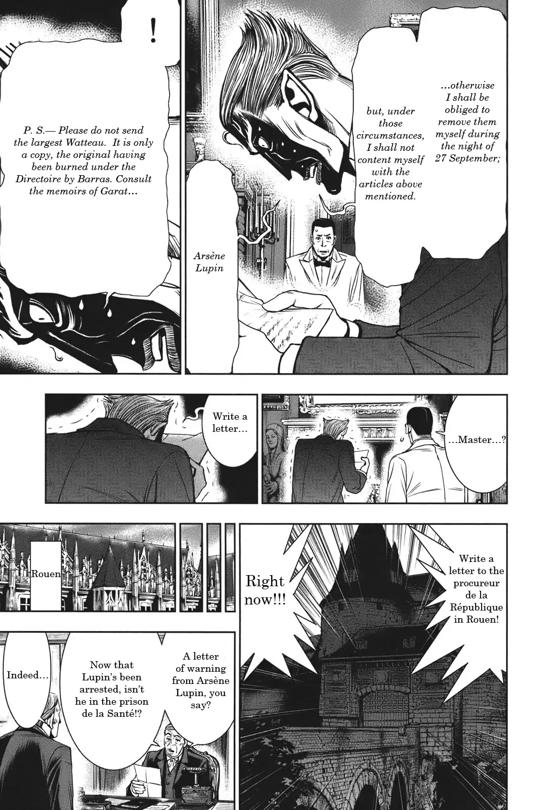 Adventurier: Shinyaku Arsene Lupin Chapter 2 page 11 - Chapter 2 : Arsène Lupin in Prison (part 001)