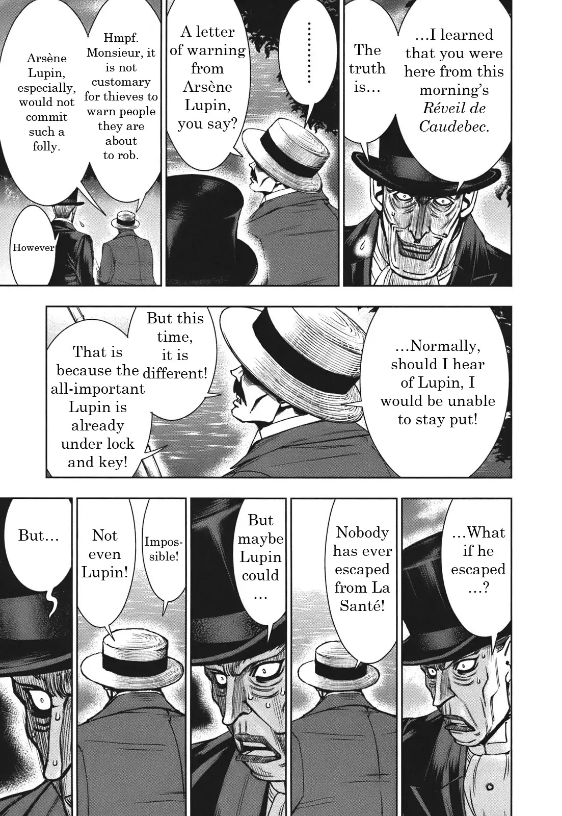 Adventurier: Shinyaku Arsene Lupin Chapter 2 page 15 - Chapter 2 : Arsène Lupin in Prison (part 001)