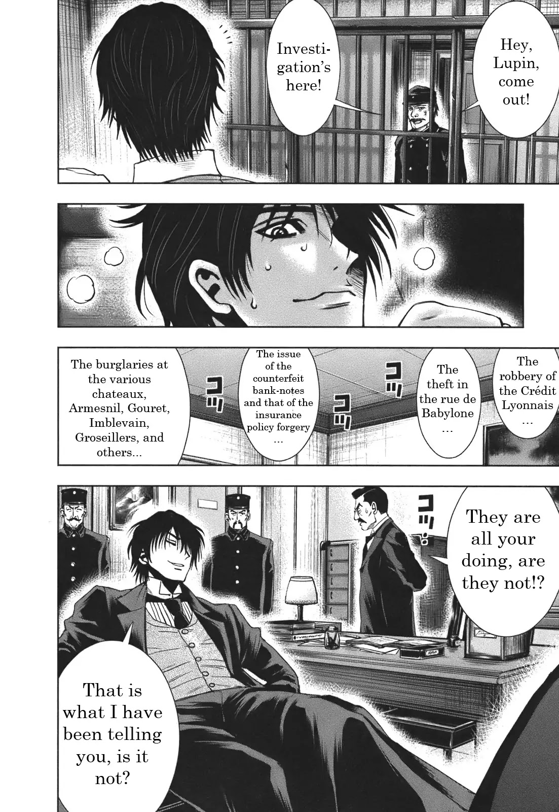 Adventurier: Shinyaku Arsene Lupin Chapter 2 page 4 - Chapter 2 : Arsène Lupin in Prison (part 001)