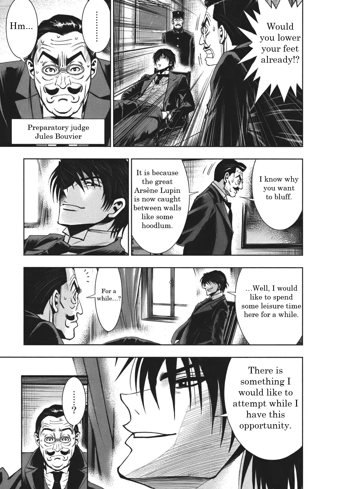 Adventurier: Shinyaku Arsene Lupin Chapter 2 page 5 - Chapter 2 : Arsène Lupin in Prison (part 001)