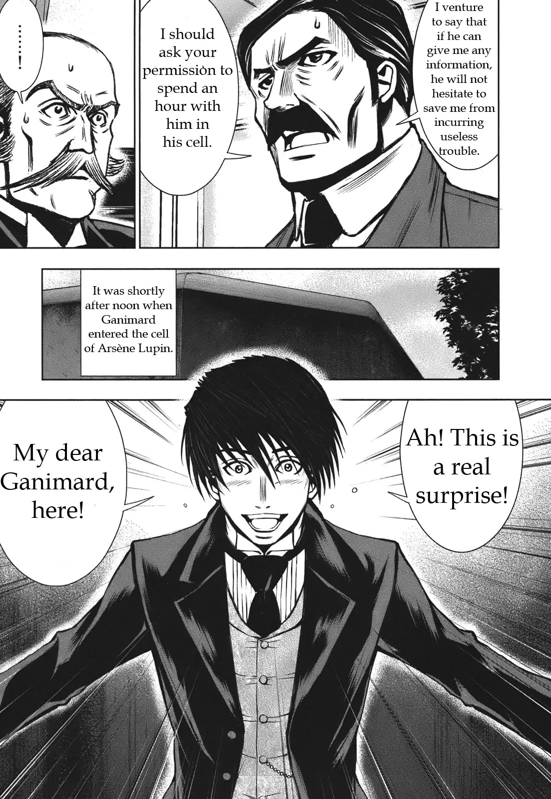 Adventurier: Shinyaku Arsene Lupin Chapter 3 page 13 - Chapter 3 : Arsene Lupin in Prison (part 002)