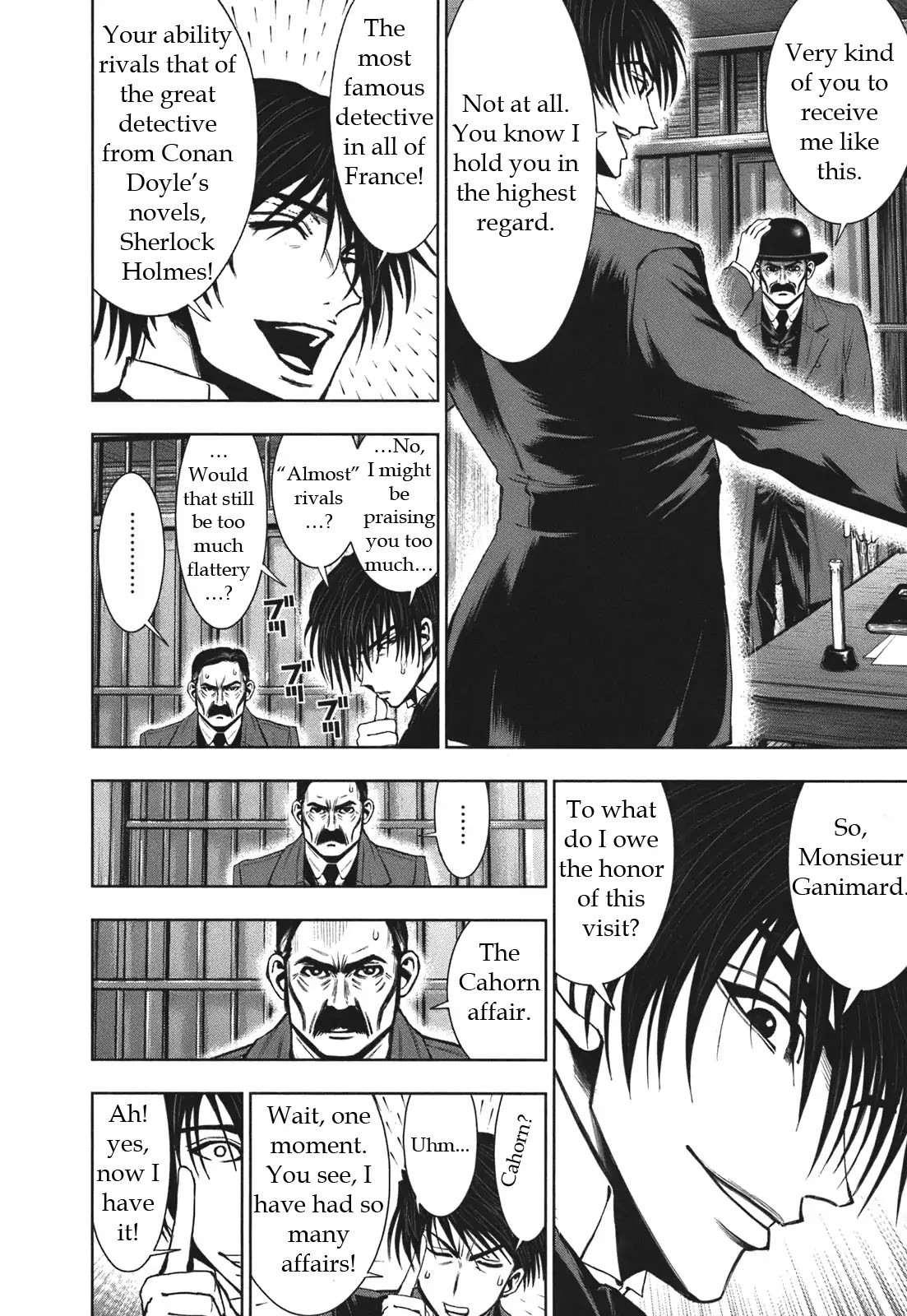 Adventurier: Shinyaku Arsene Lupin Chapter 3 page 14 - Chapter 3 : Arsene Lupin in Prison (part 002)