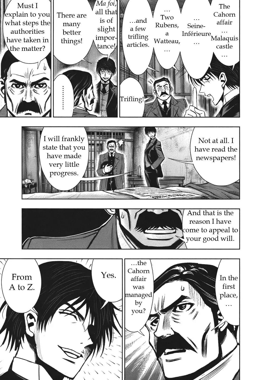 Adventurier: Shinyaku Arsene Lupin Chapter 3 page 15 - Chapter 3 : Arsene Lupin in Prison (part 002)