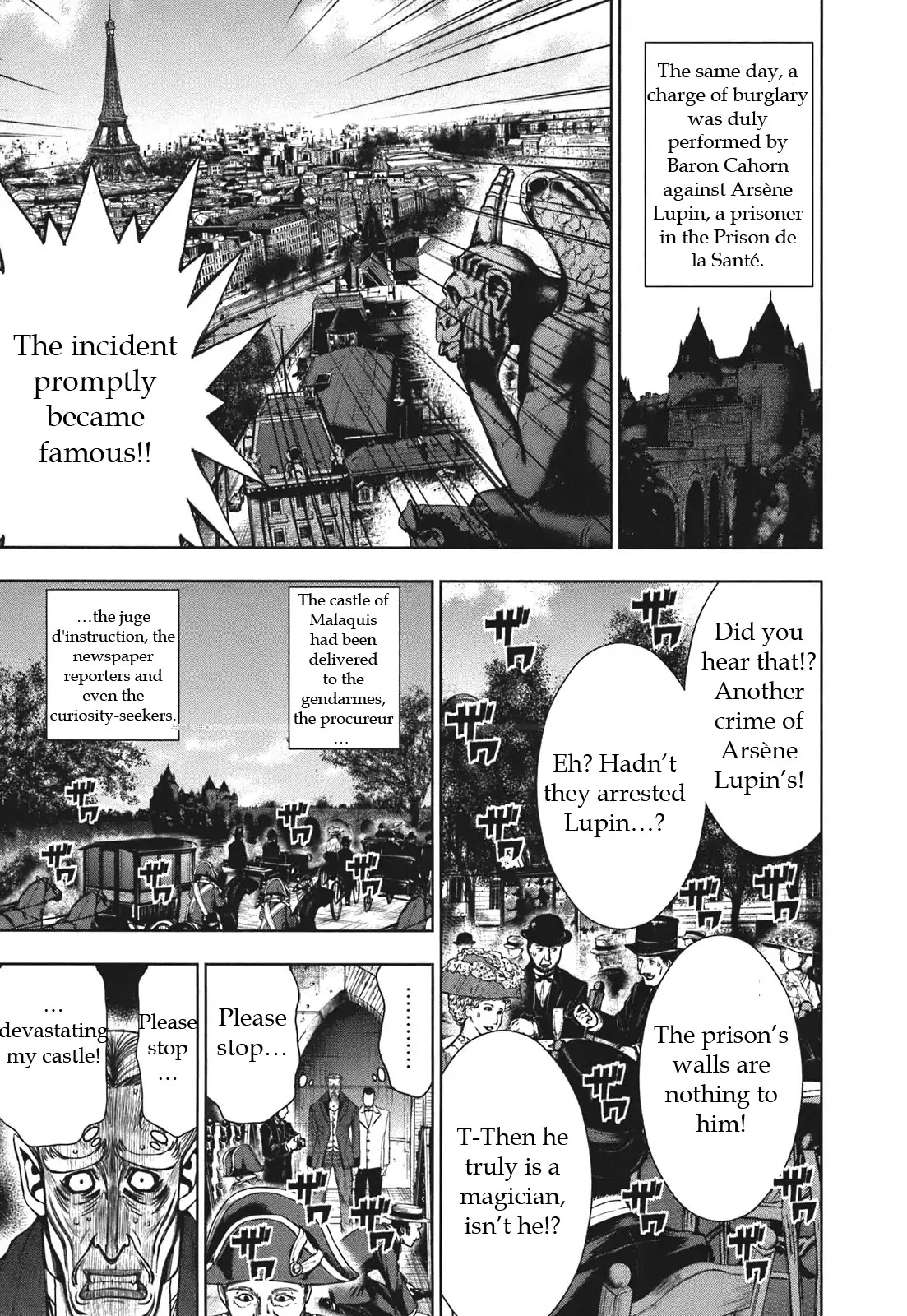Adventurier: Shinyaku Arsene Lupin Chapter 3 page 9 - Chapter 3 : Arsene Lupin in Prison (part 002)