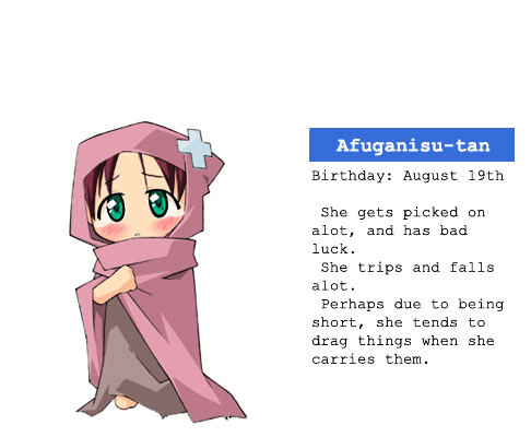 Afghanistan Chapter 0 page 1 - Chapter 0 : Oneshot