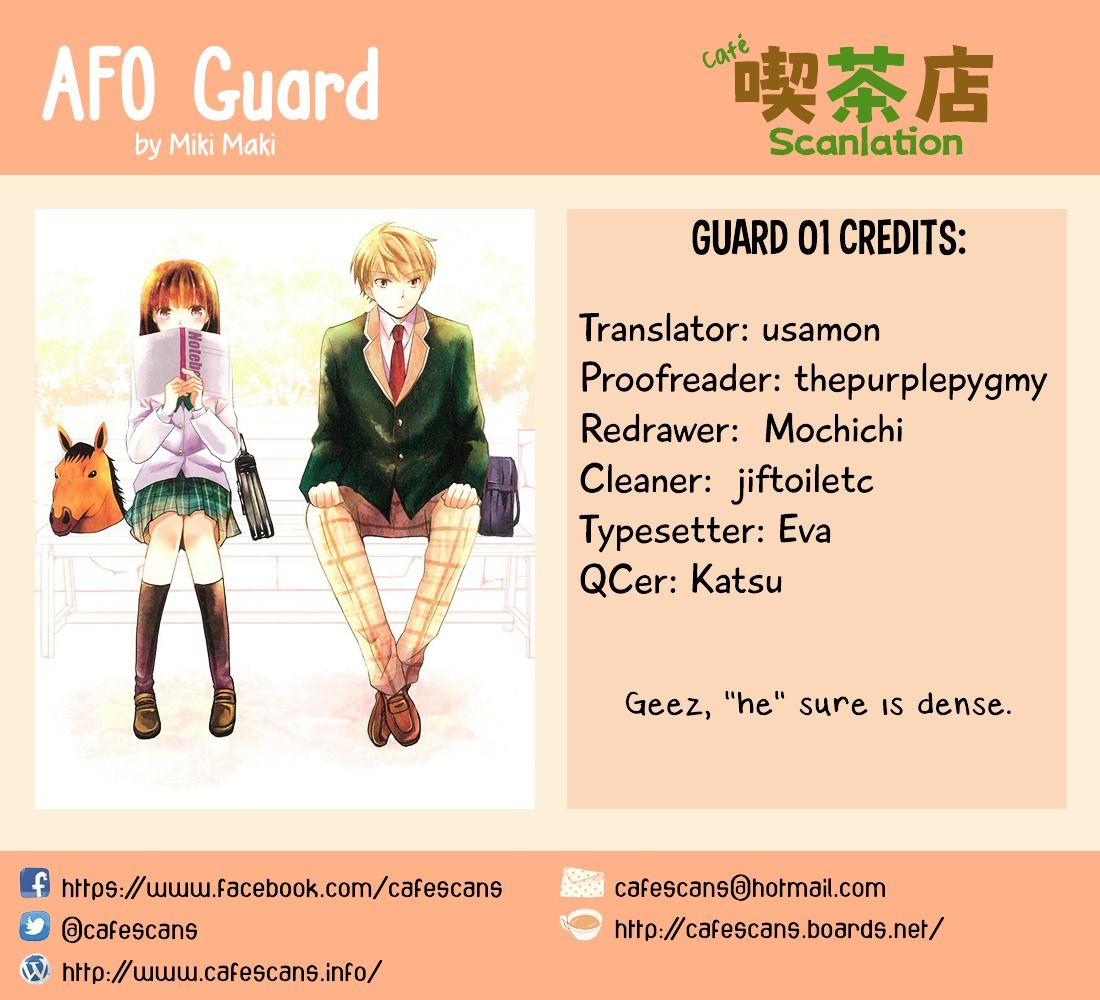 Afo Guard Chapter 1 page 1 - Chapter 1