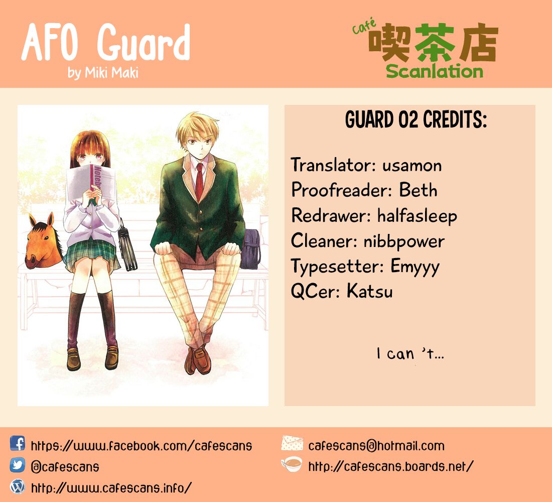 Afo Guard Chapter 2 page 1 - Chapter 2 : Love Sickness