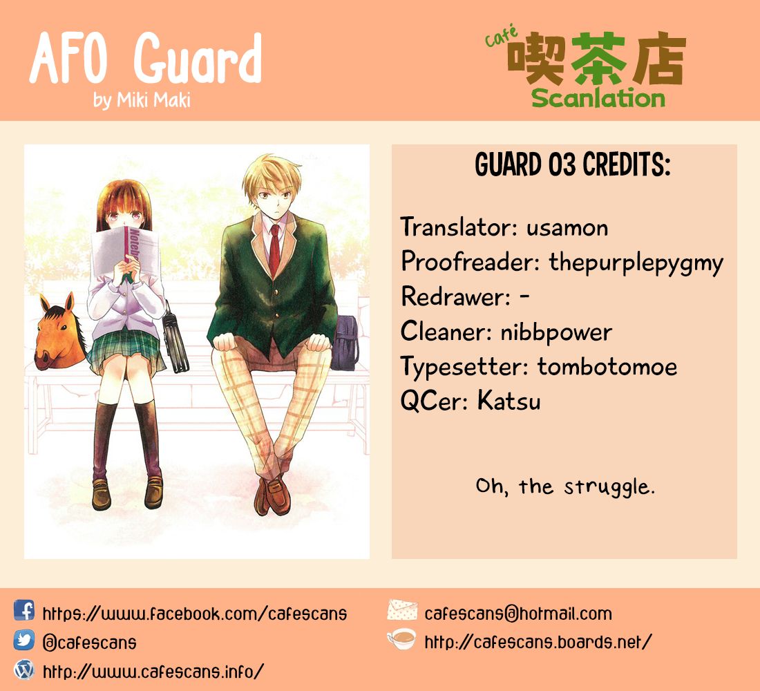 Afo Guard Chapter 3 page 1 - Chapter 3 : Fox and "Rain Boy"