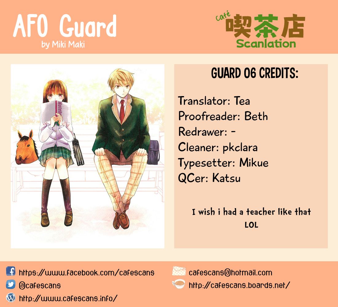 Afo Guard Chapter 6 page 1 - Chapter 6 : The Melancholy of the female teacher