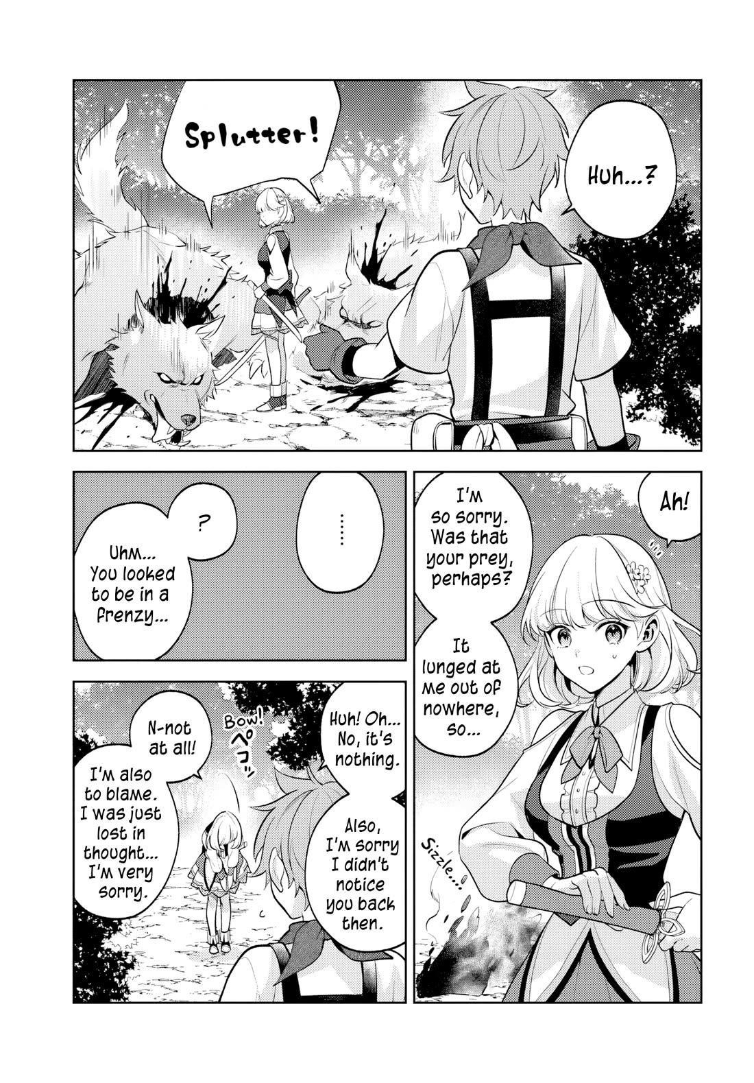 After a Desperate Struggle to Avoid Annihilation, My Party Became Unwell Chapter 3 page 10 - Chapter 3: The Two Girls Hunting Monsters