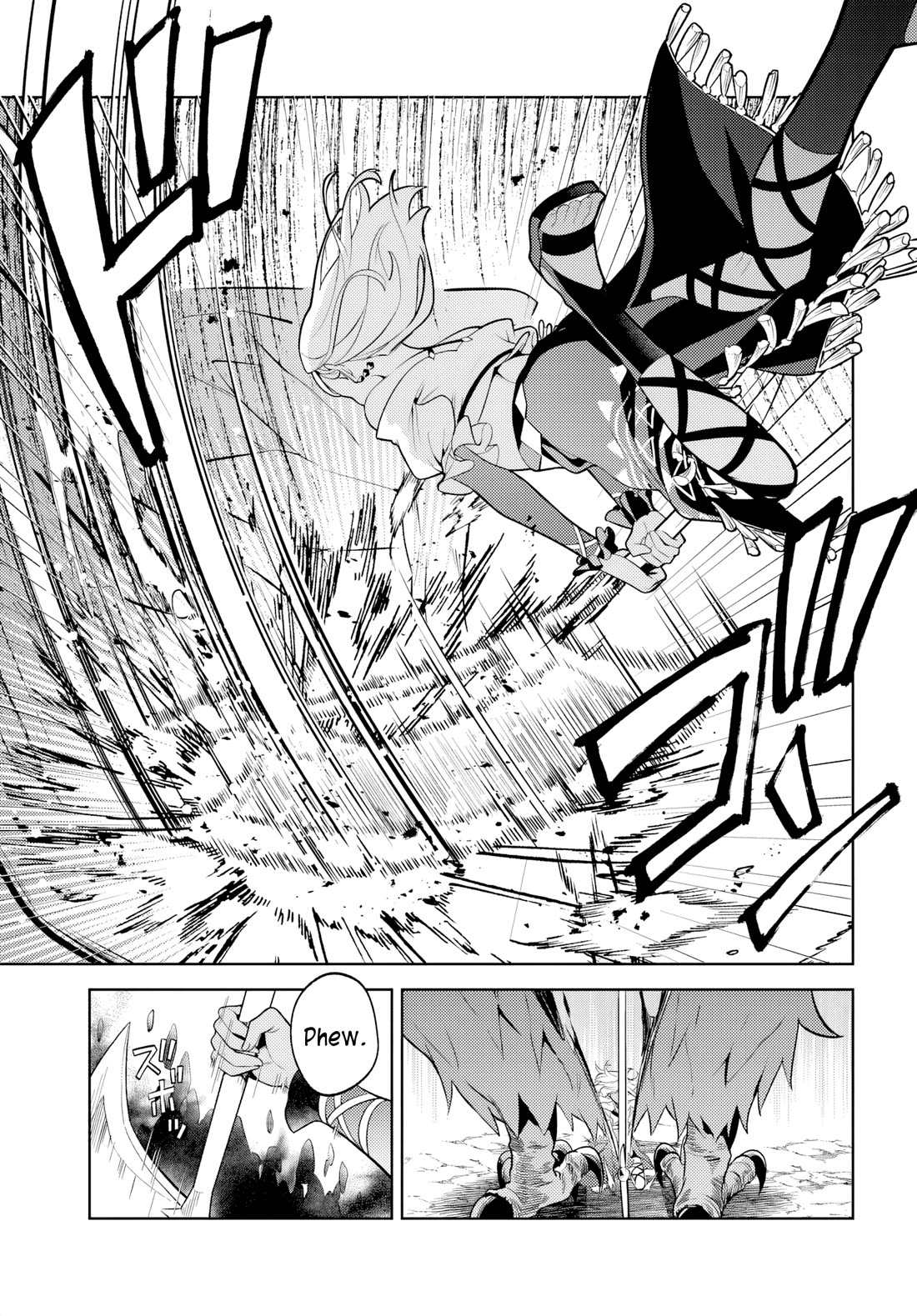 After a Desperate Struggle to Avoid Annihilation, My Party Became Unwell Chapter 3 page 20 - Chapter 3: The Two Girls Hunting Monsters
