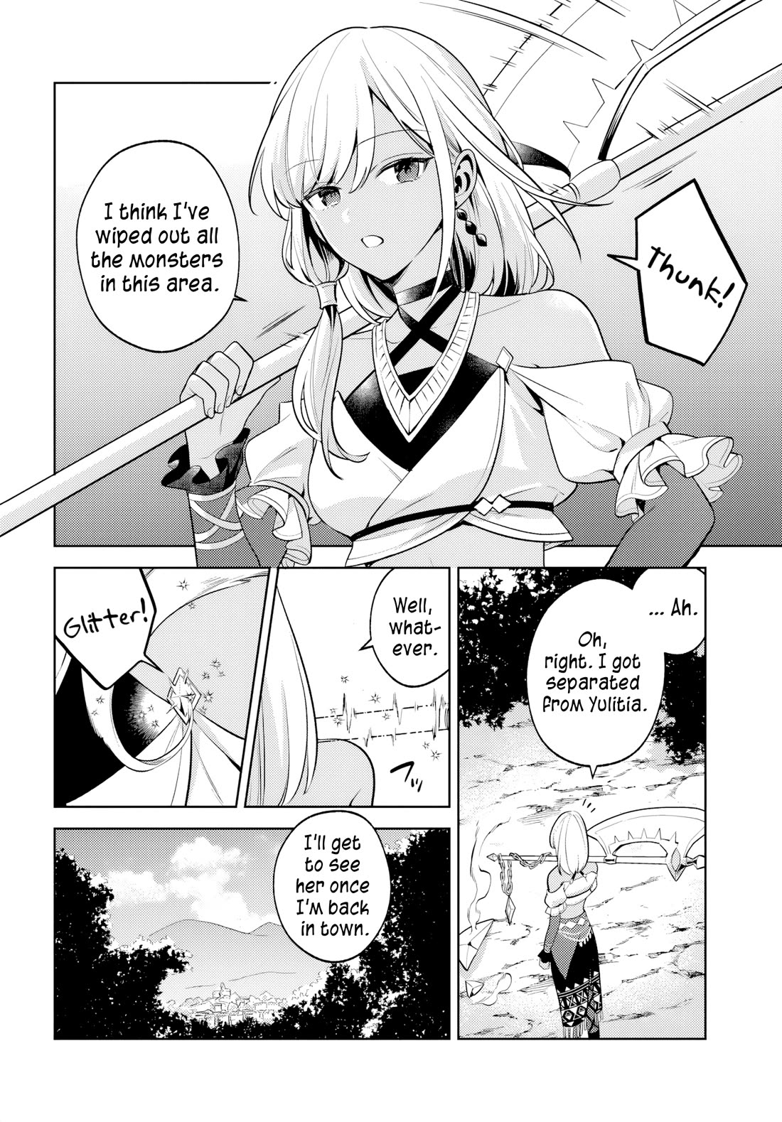 After a Desperate Struggle to Avoid Annihilation, My Party Became Unwell Chapter 3 page 21 - Chapter 3: The Two Girls Hunting Monsters