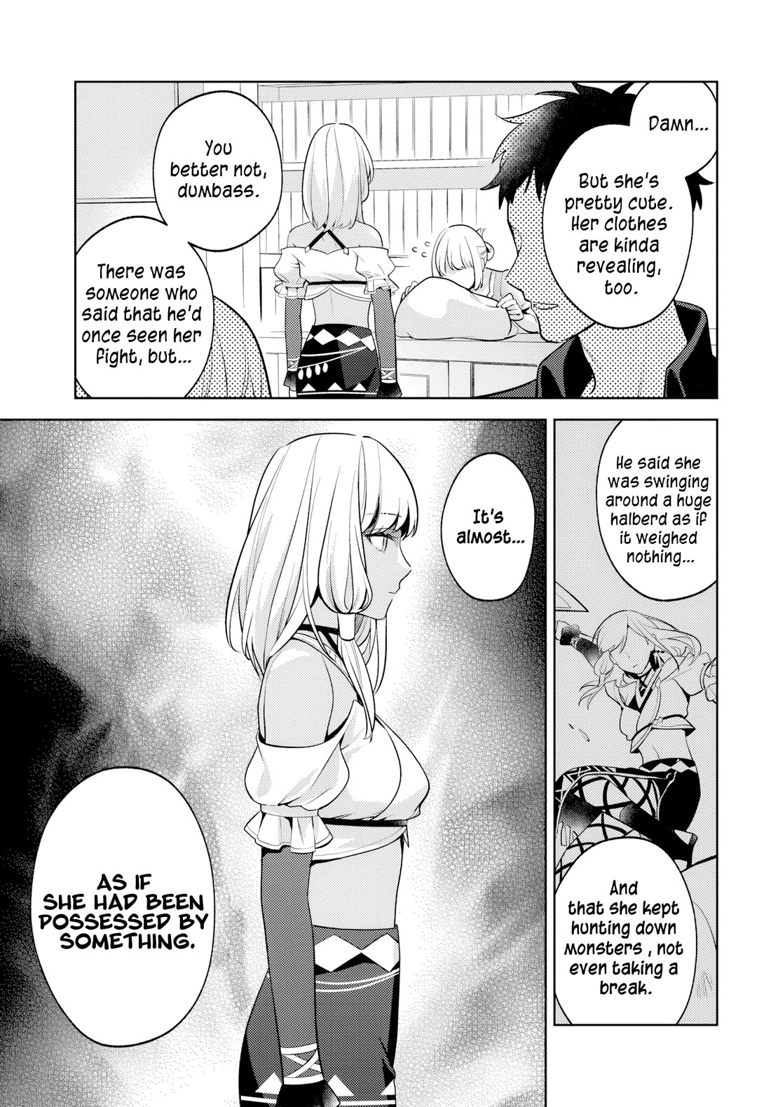 After a Desperate Struggle to Avoid Annihilation, My Party Became Unwell Chapter 3 page 24 - Chapter 3: The Two Girls Hunting Monsters