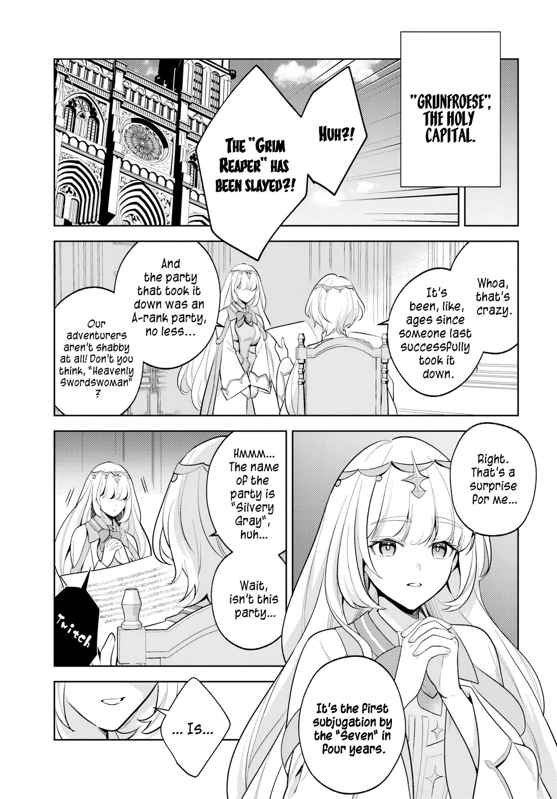 After a Desperate Struggle to Avoid Annihilation, My Party Became Unwell Chapter 3 page 34 - Chapter 3: The Two Girls Hunting Monsters