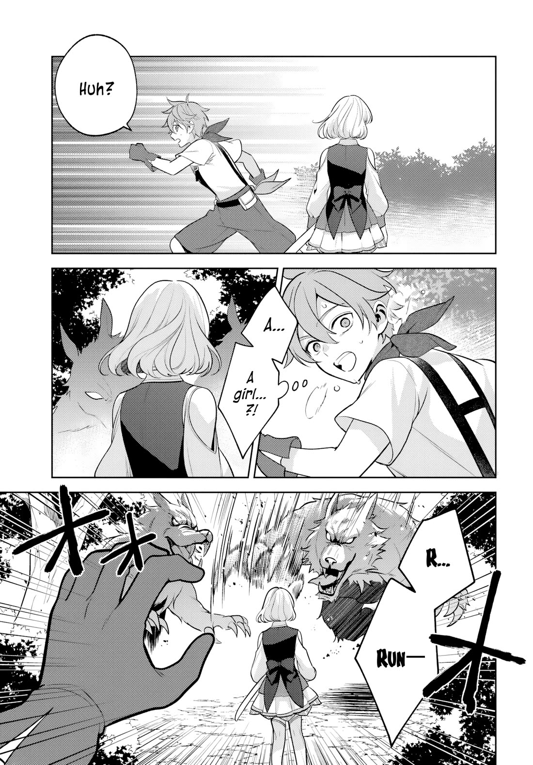 After a Desperate Struggle to Avoid Annihilation, My Party Became Unwell Chapter 3 page 8 - Chapter 3: The Two Girls Hunting Monsters