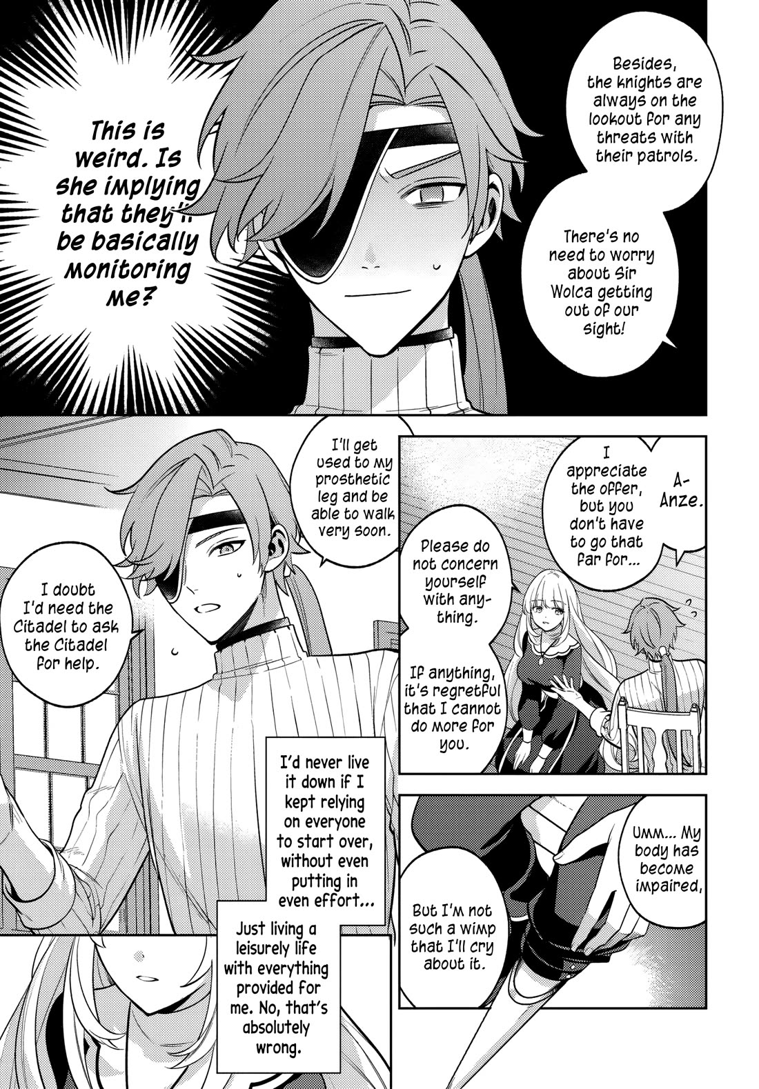 After a Desperate Struggle to Avoid Annihilation, My Party Became Unwell Chapter 4 page 12 - Chapter 4: A Visitor from the Cathedral