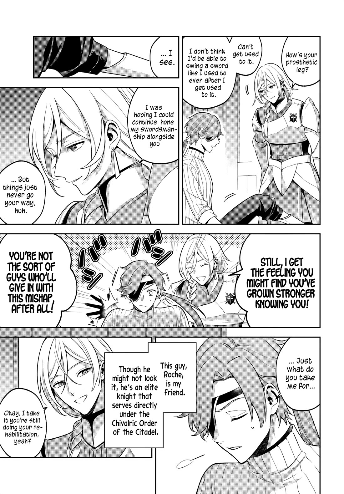 After a Desperate Struggle to Avoid Annihilation, My Party Became Unwell Chapter 4 page 16 - Chapter 4: A Visitor from the Cathedral