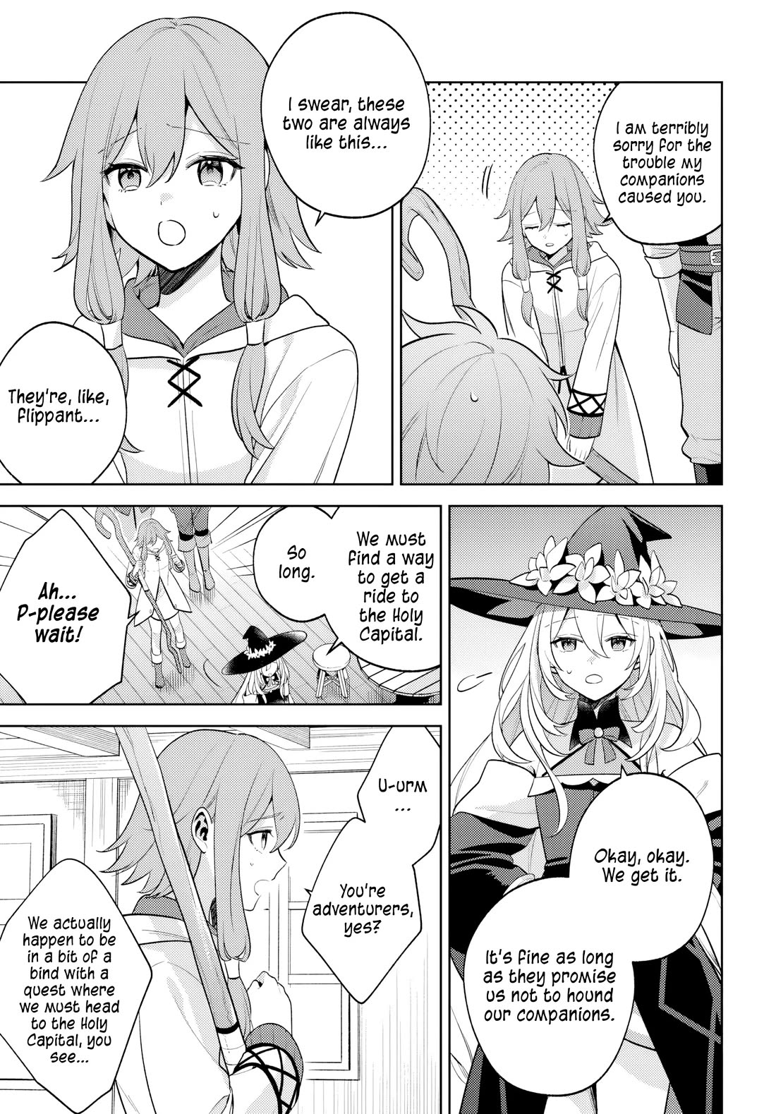 After a Desperate Struggle to Avoid Annihilation, My Party Became Unwell Chapter 7 page 13 - Chapter 7: An Ominous Quest