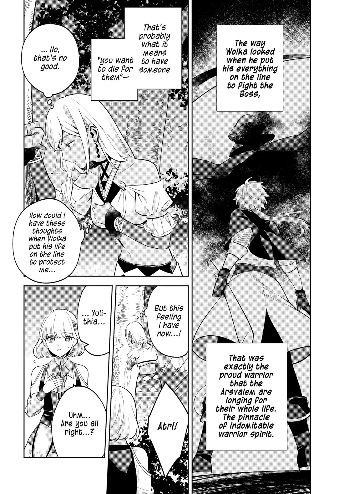 After a Desperate Struggle to Avoid Annihilation, My Party Became Unwell Chapter 8 page 22 - Chapter 8: Atri