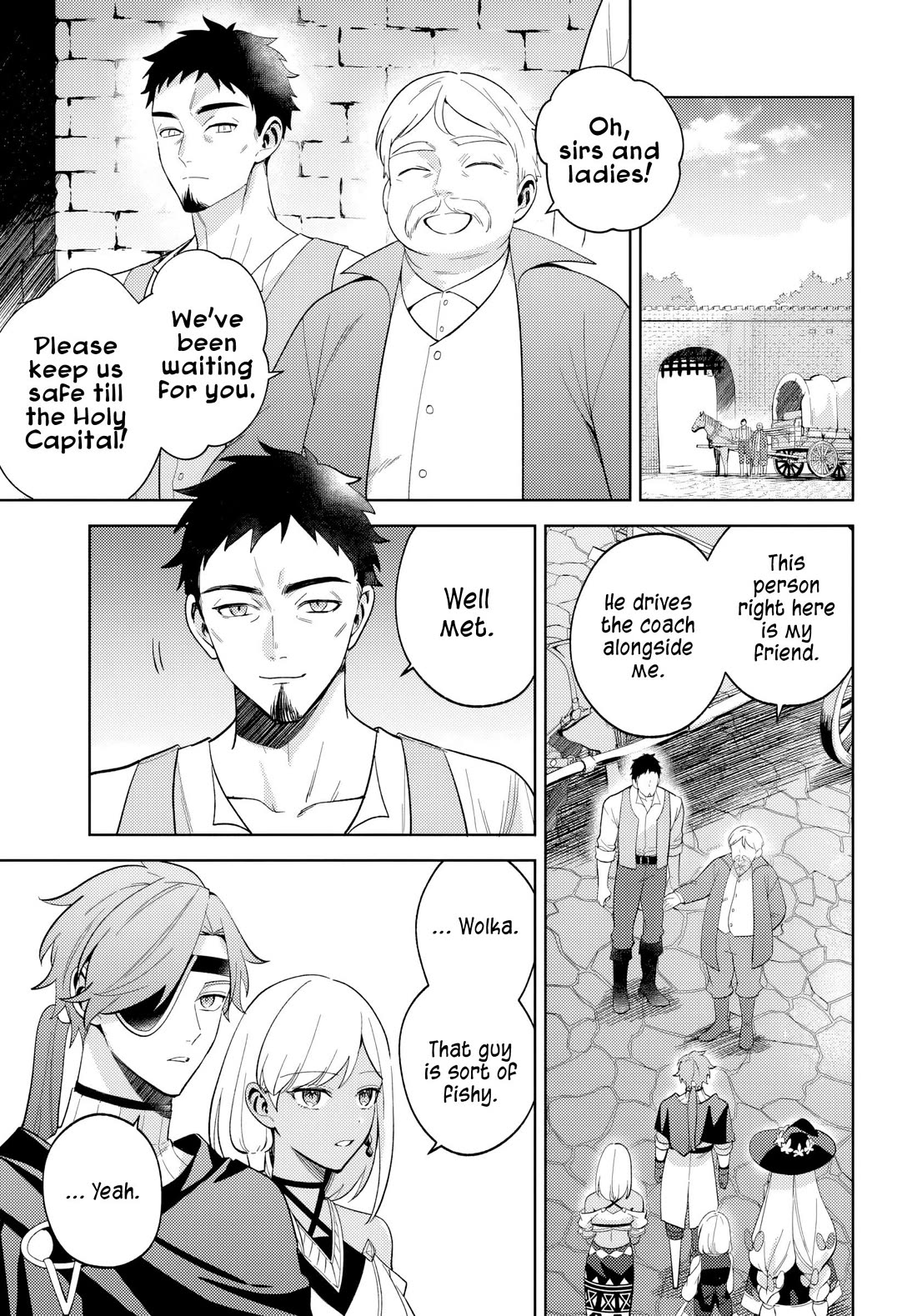 After a Desperate Struggle to Avoid Annihilation, My Party Became Unwell Chapter 9 page 17 - Chapter 9: The Morning of Departure
