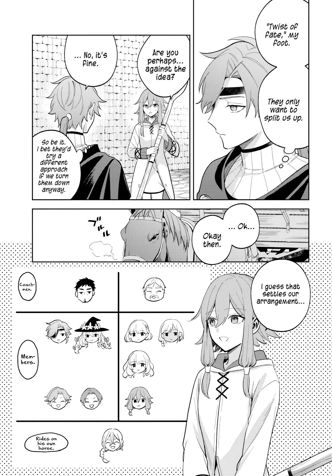After a Desperate Struggle to Avoid Annihilation, My Party Became Unwell Chapter 9 page 19 - Chapter 9: The Morning of Departure