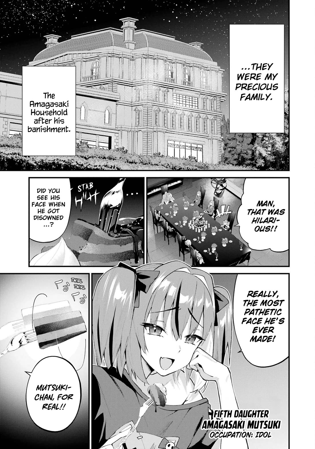 After Being Banished from the Celebrity Family I Supported Behind the Scenes, All I Want Is to Enjoy a Normal Life. Chapter 5 page 3 - Chapter 5: About the Night of the Banishment, and a New Support